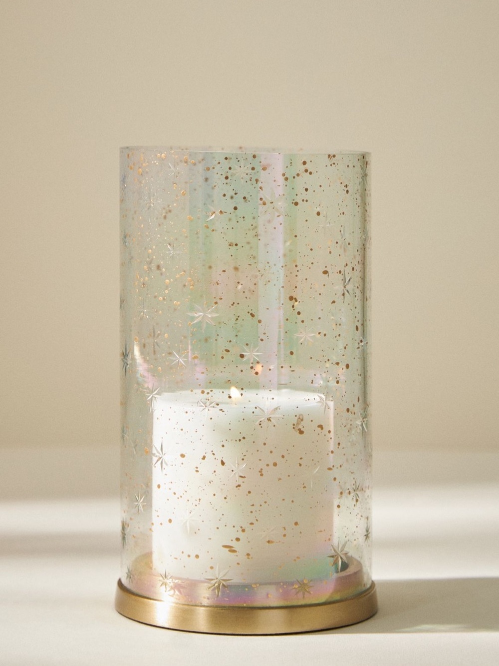 Anthropologie Piazza Candle Hurricane Mid Century Style Set